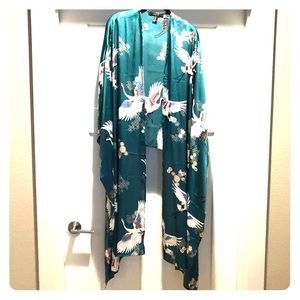 Green Bird Kimono